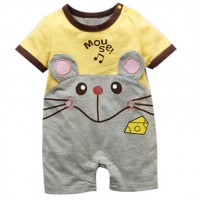 出口日本動物圖案連身衣 - 小老鼠 (B)